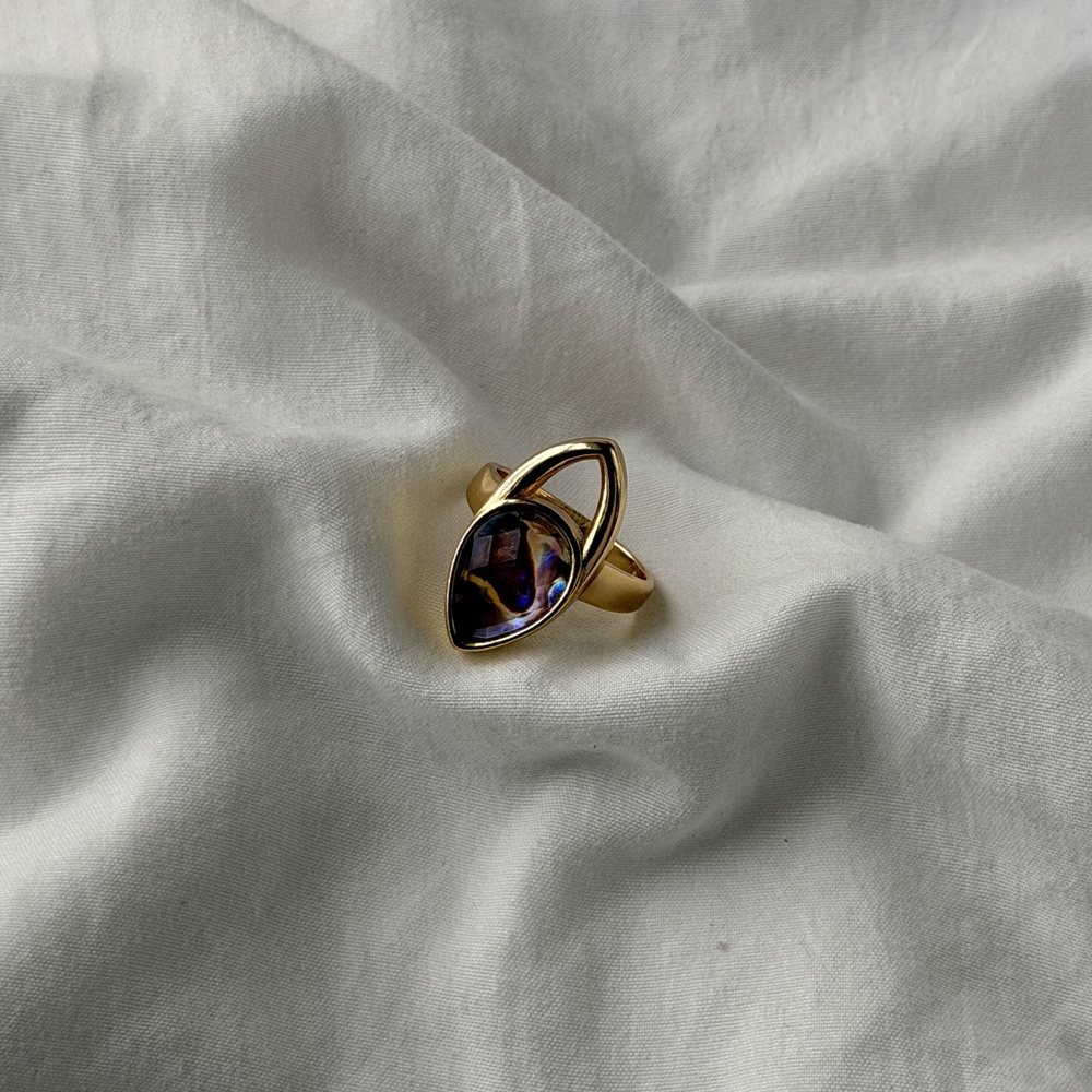Shells - Gold Plated - Ring (US 7)